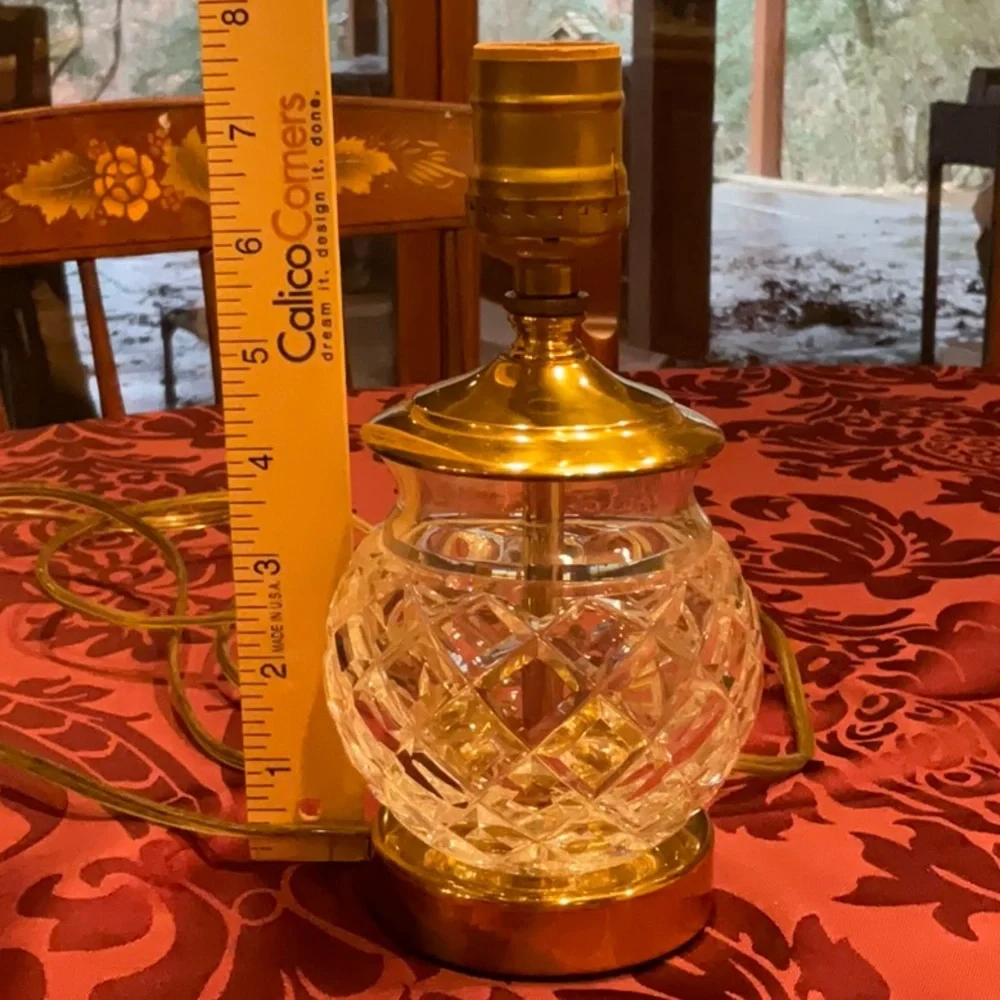 Waterford crystal lamp